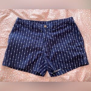 Faded Glory Women’s Shorts Navy & White Striped Size 8